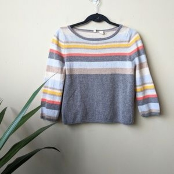 Anthropologie Sweaters - Moth Anthro Striped Midi Pullover Sweater size S